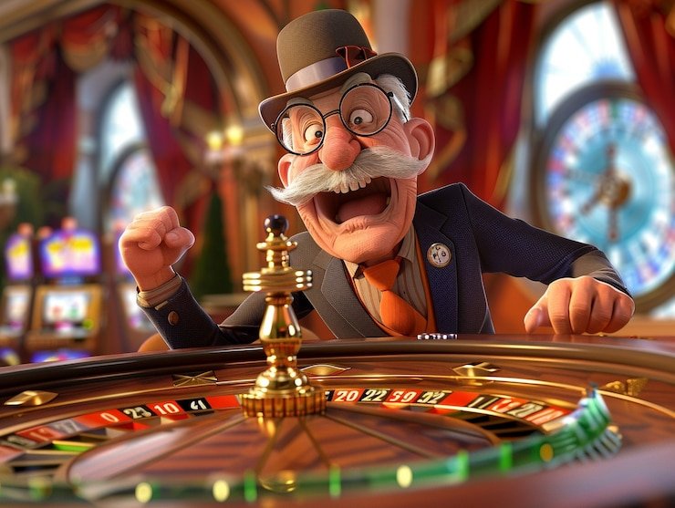 Antarmuka meja Poker Indonesia di topslot menampilkan pemain, pot, dan kartu komunal